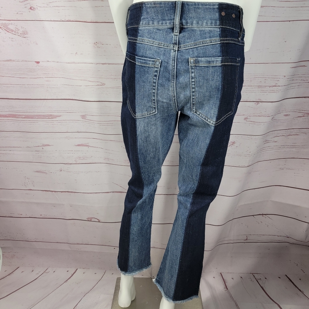 Cabi High-Low 2-Toned Jeans 6 - Picture 5 of 5